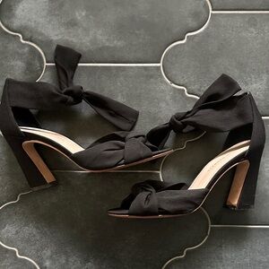 Loeffler Randall Black Bow Heels